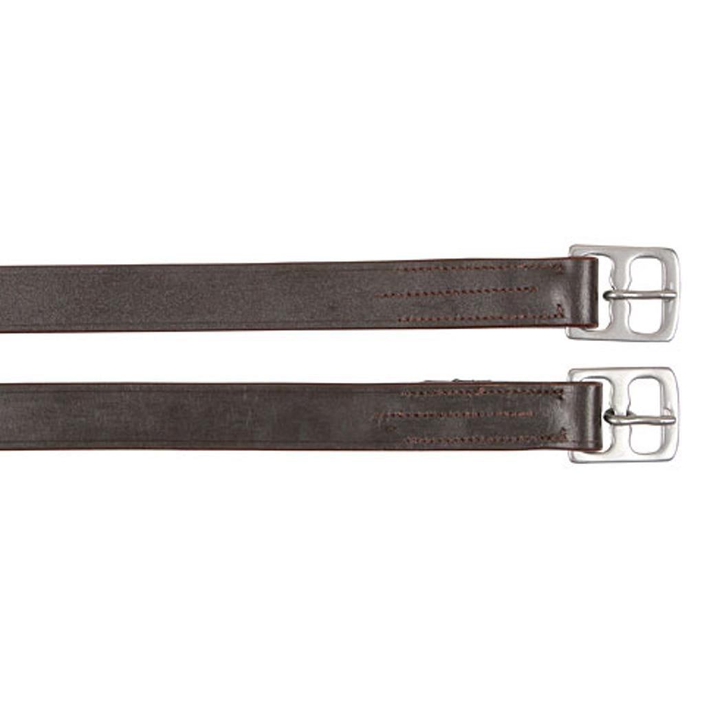Steigbügelriemen Leder braun