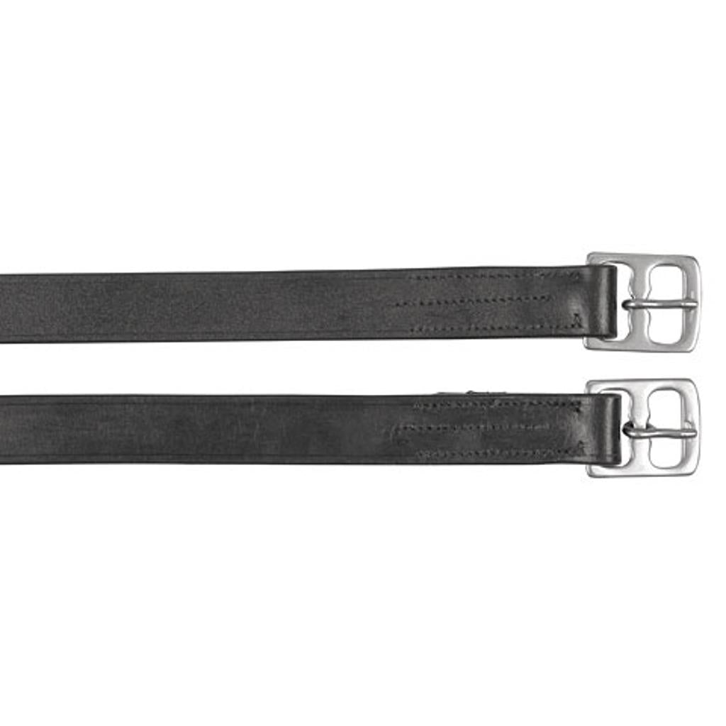 Steigbügelriemen Leder schwarz