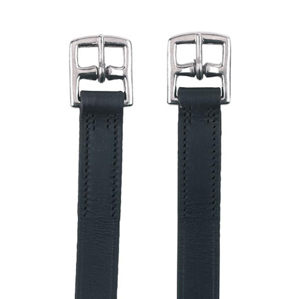 Steigbügelriemen Leder schwarz