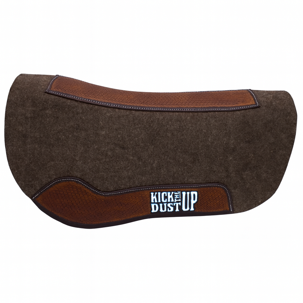 Kick The Dust Up Westernpad Wollfilz round