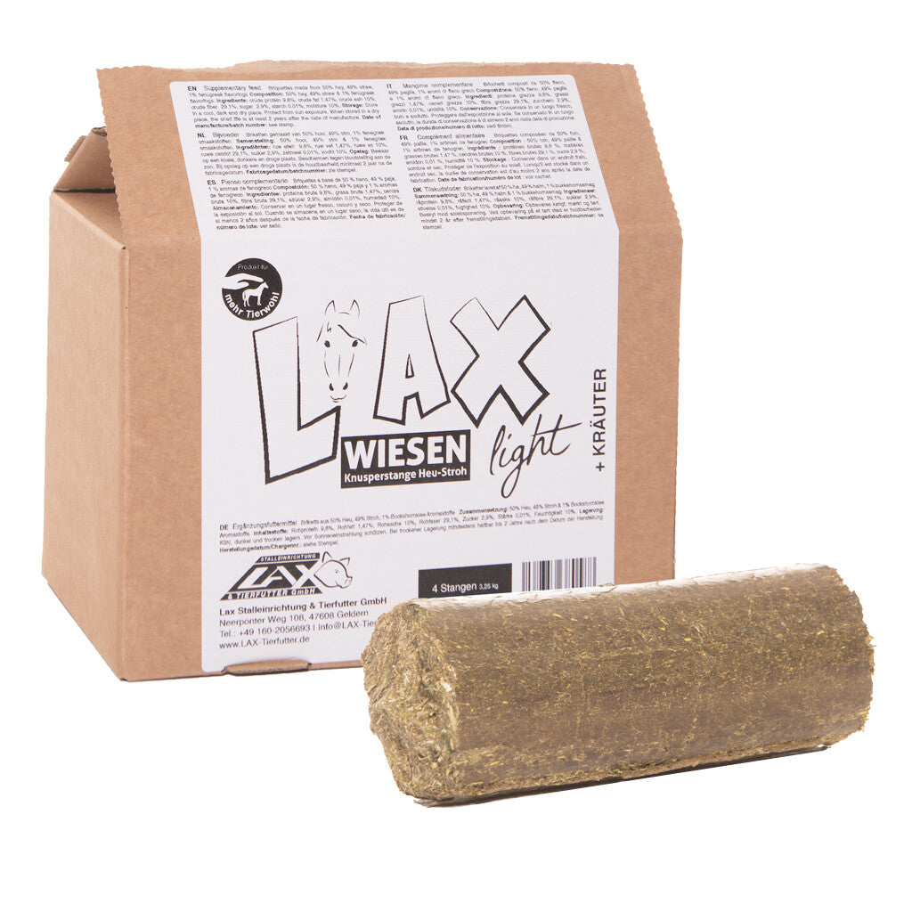 Lax Wiesen Knusperstange Light Heu/Stroh/Kräutern