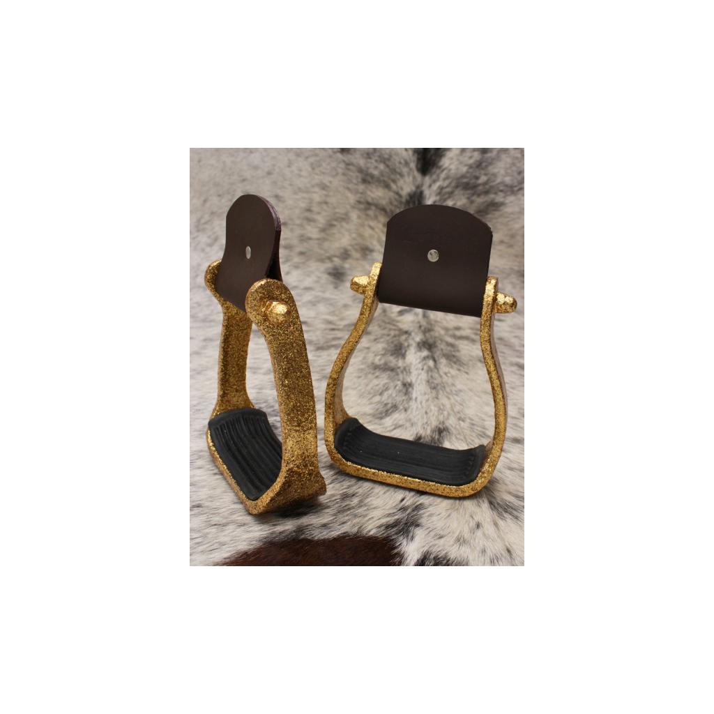 Westernsteigbügel Glitzer (versch. Farben)