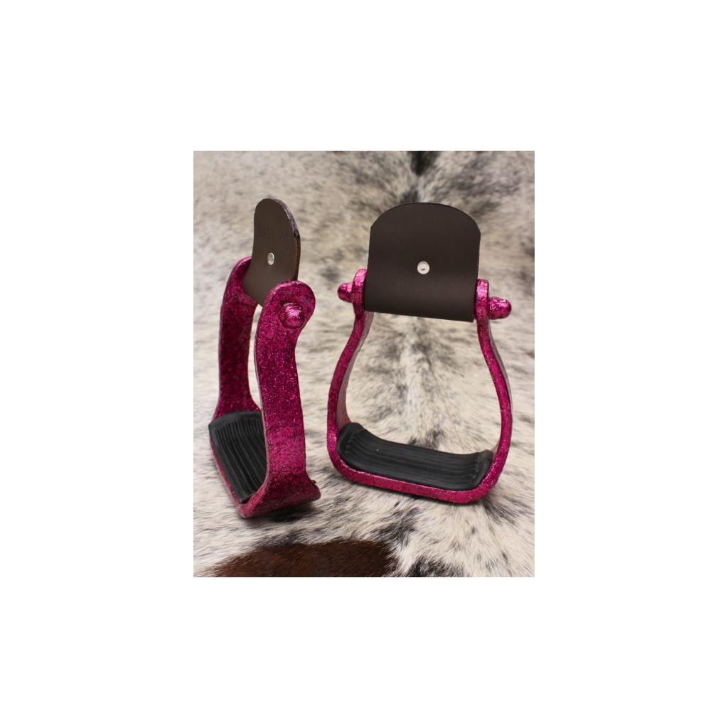 Westernsteigbügel Glitzer (versch. Farben)