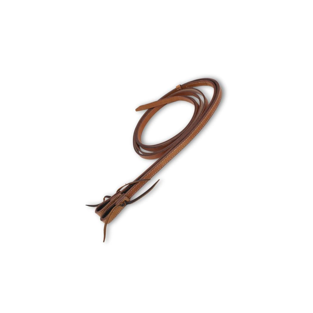 Split Reins Westernzügel, karamellbraun, Breite 5/8, 16 mm, waterloop