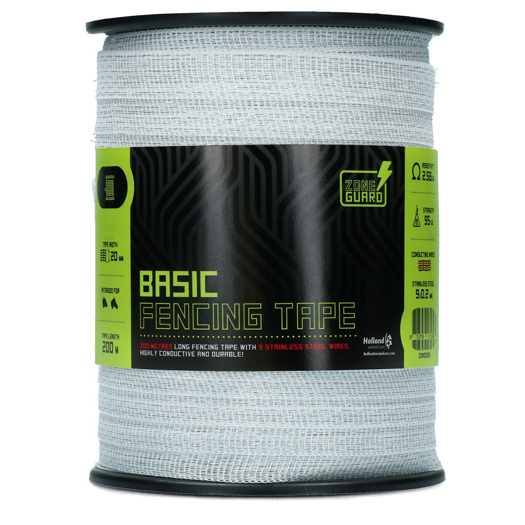 Zaunband 20mm Basic weiß 200m ZoneGuard