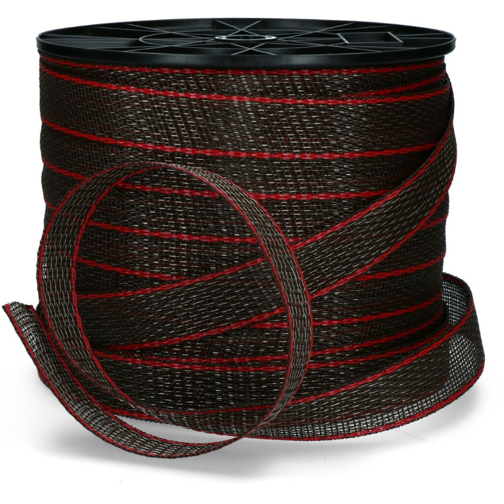 Zaunband 40mm Plus schwarz-rot 200m ZoneGuard