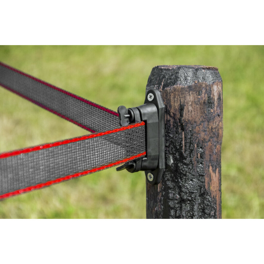 Zaunband 40mm Plus schwarz-rot 200m ZoneGuard