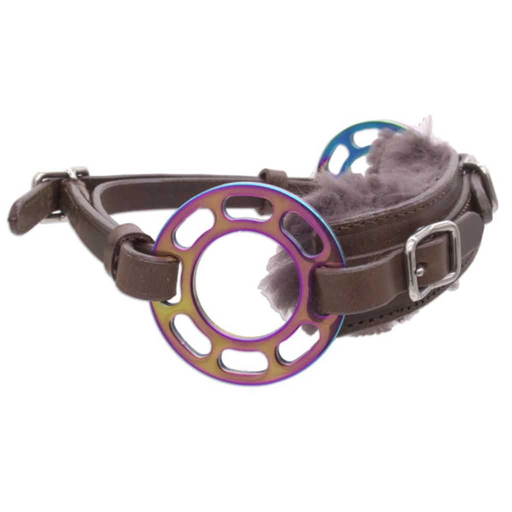 Glücksrad rainbow, bunt-schwarz/braun, rainbow, mit Lammfell