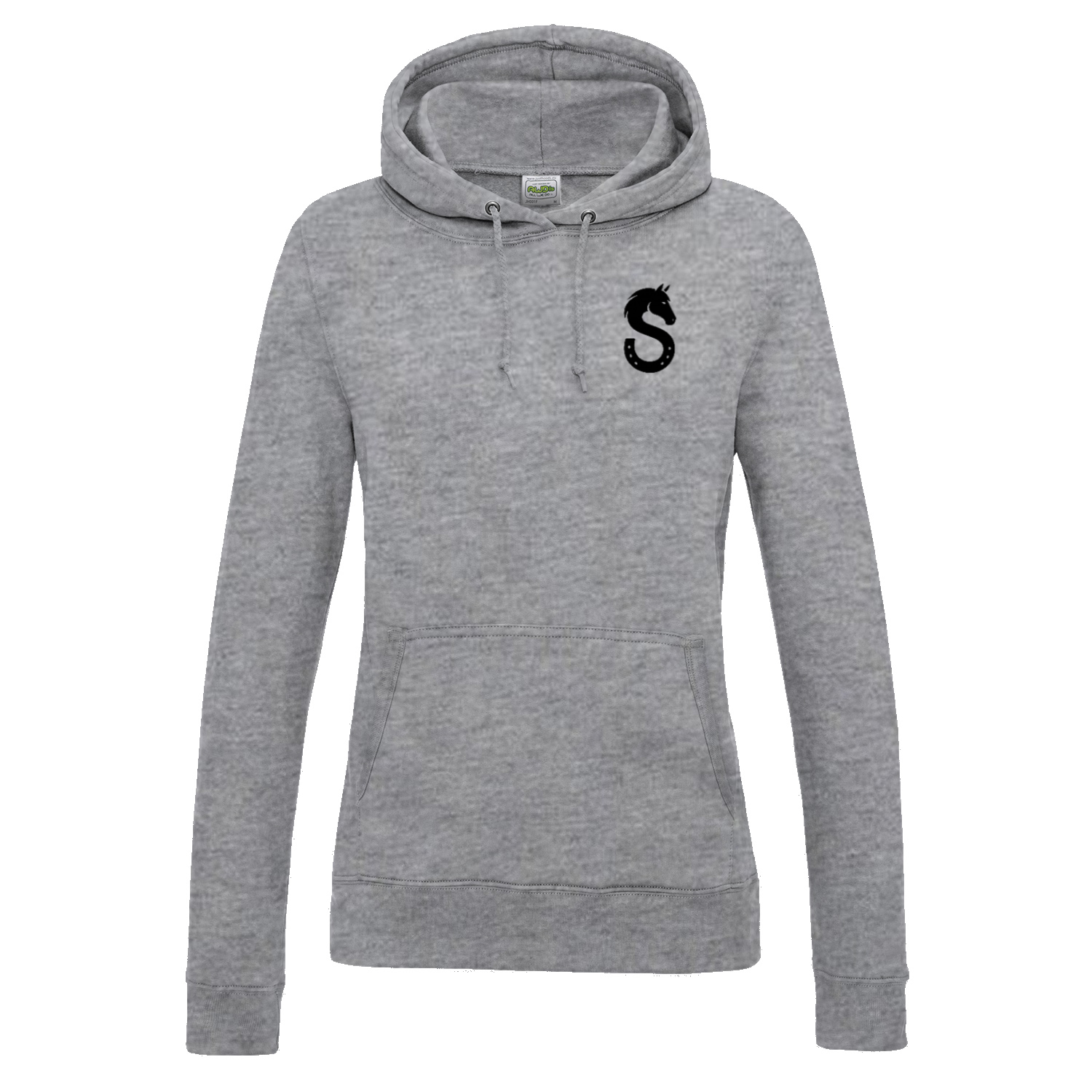 Hoodie-Sterry Damen grau