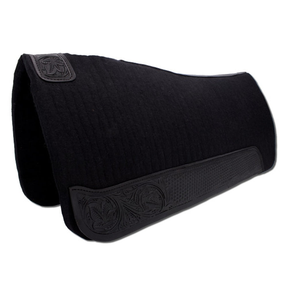Western-Filzpad schwarz