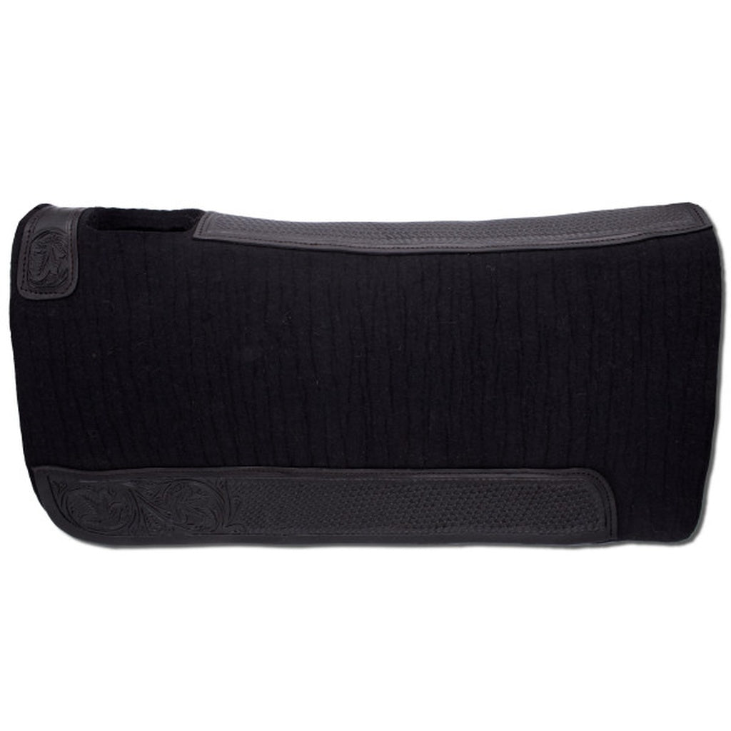 Western-Filzpad schwarz