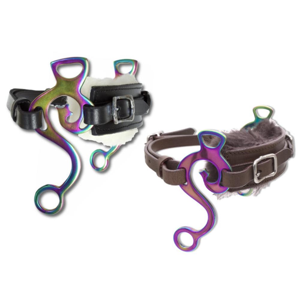 S-Hackamore rainbow, bunt-Schwarz/braun