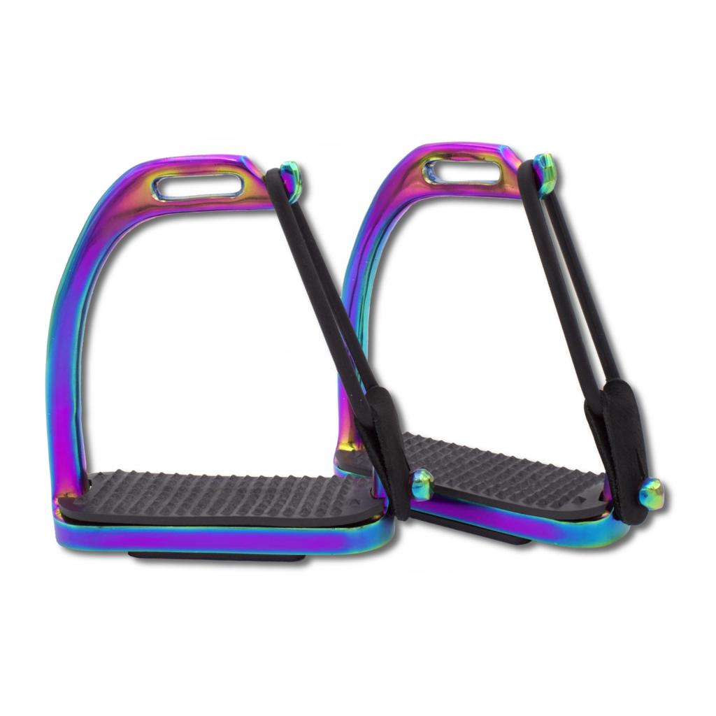 Sicherheitssteigbügel rainbow, Steigbügel Edelstahl