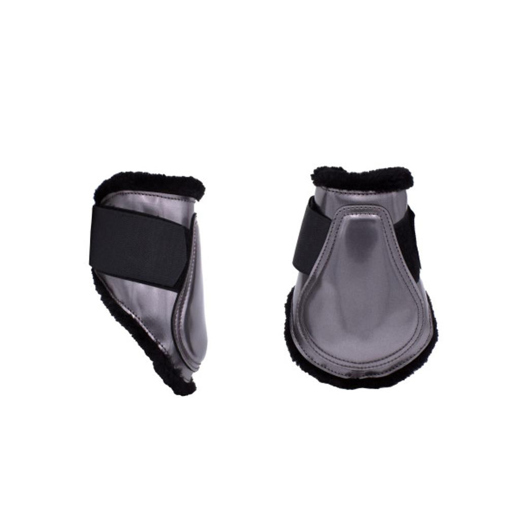 Gamaschen und Streichkappen anthrazitgrau, Springgamaschen 4er Set