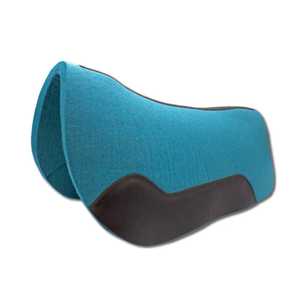 Western Filzpad türkis roundskirt kurz