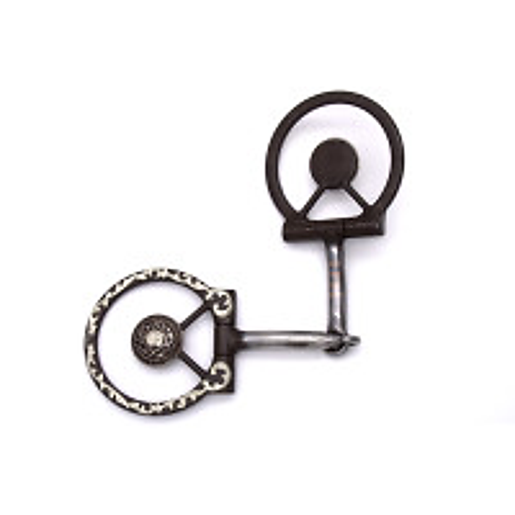 Snaffle Westernbit mit Concho 12,5cm