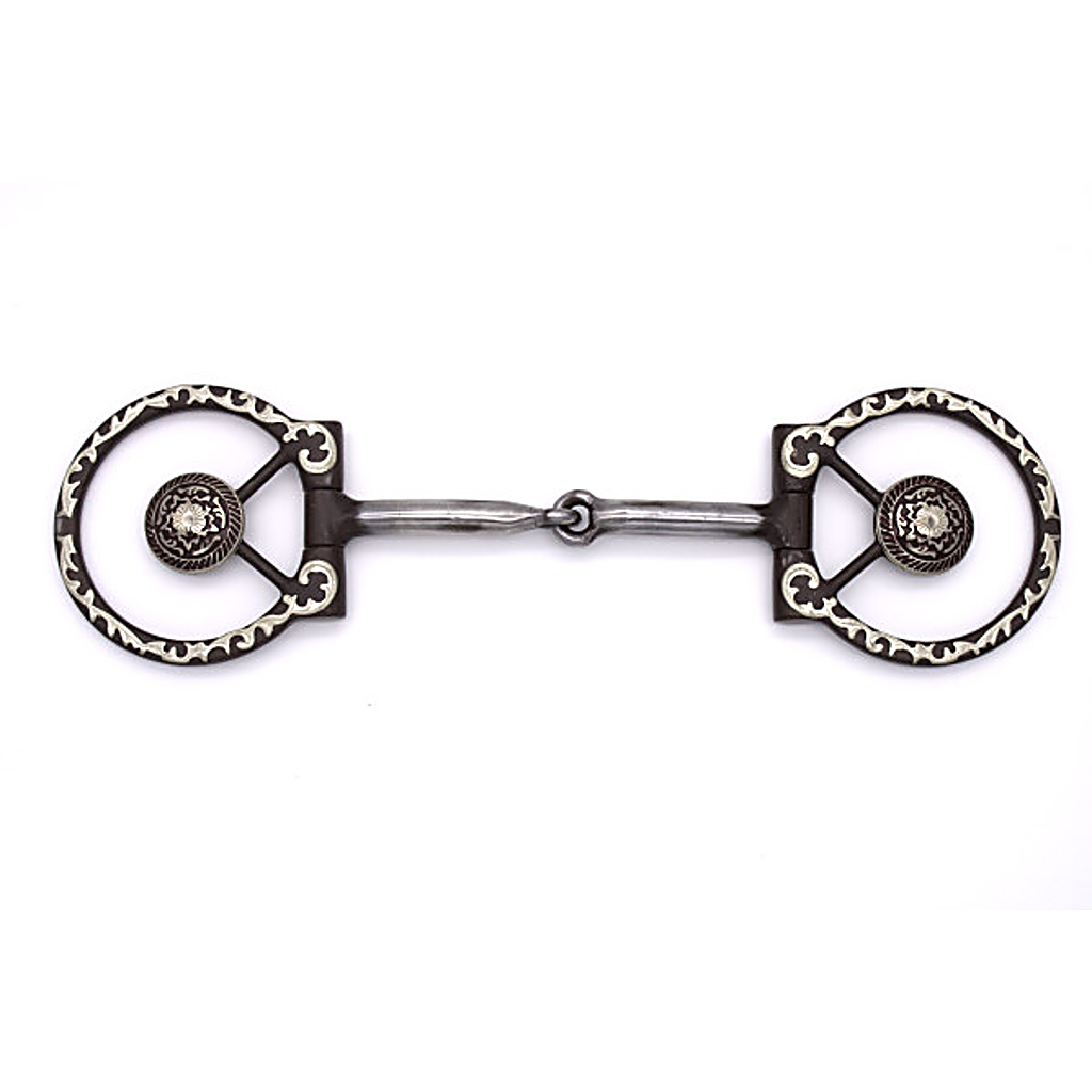 Snaffle Westernbit mit Concho 12,5cm
