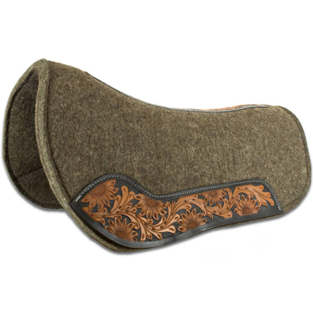 Westernpad Wollfilz mit Punzierung Round Skirt