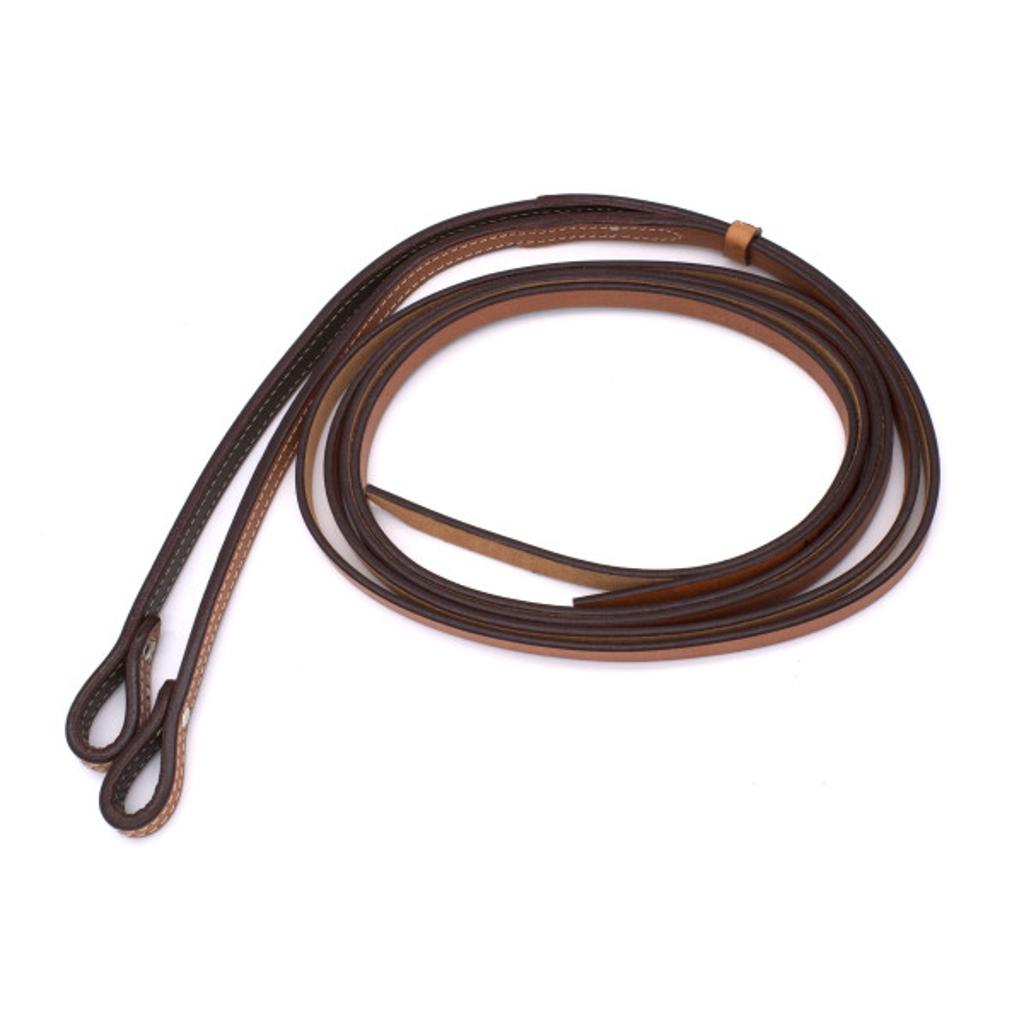 Show Einohr Westerntrense, Kopfstück mit grünem Muster und kufperfarbenen Schnallen